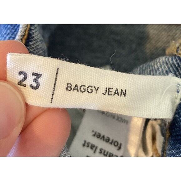 Pacsun Distressed Baggy Jeans Size 23 Women’s Blue - Picture 4 of 9